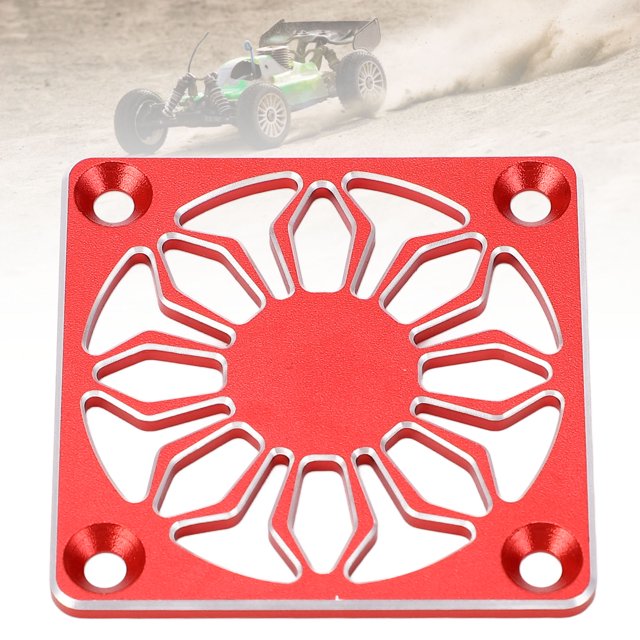 Aluminum Alloy RC Motor Cooling Fan Cover, Durable Cooling Fan Protector for RC Car, Optimized Heat Dissipation