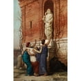 thumbnail image 3 of Louis-Héctor Leroux 17x24 Black Modern Framed Museum Art Print Titled - Invocation to the Goddess&nbsp;Hygieia (1862), 3 of 5