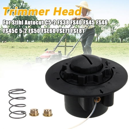 Trimmer Head For Stihl Autocut C5-2 FS38 FS40 FS45 FS46 Garden Outdoor Whipper Snipper Cutter Grass Weed Eater Brush Cutter Tool Replacement Kit with Spring & Eyelet (Best Whipper Snipper Australia)