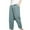 Green, variant on Timegard Mens Cotton Linen Pants Plus Size Solid Color Baggy Pants Casual Lightweight Trousers Summer