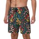 thumbnail image 1 of Fotbe Mushrooms And Flowers Traje de Baño para Hombre – Shorts de Natación de Secado Rápido con Forro y Bolsillos-Small, 1 of 6