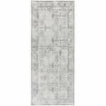 thumbnail image 5 of ReaLife Rugs Machine Washable Printed Vintage Distressed Trellis Ivory-Gray Eco-friendly Recycled Fiber Area Runner Rug (2'6" x 6'), 5 of 9