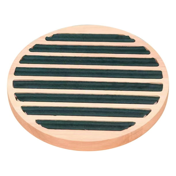 Bandeja para anillos, pendientes y joyas, con 8 ranuras para brazaletes y gemelos, ideal para cajón de encimera. Verde