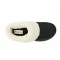 thumbnail image 6 of Dearfoams Women's Memory Foam Insole Indoor/Outdoor Slippers Black Size-M (7-8) NEW, 6 of 6