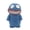Blue, variant on OIUR Cute Ugly Mud Figure Desktop Decoration, Funny Resin Cartoon Statue, Hand-Painted Tabletop Sculpture for Indoor Desk Shelf Decor