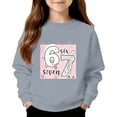 thumbnail image 6 of Kids Hoodies Sweatshirts 6 7 Six Seven Letter Hoodies Sweatshirts Comfortable Kids Unisex “67” Graphic Crewneck Sweatshirt (No Hood) Black 140(8-9 Years), 6 of 7