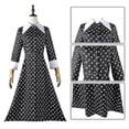 thumbnail image 2 of Women Wednesday Addams Dress, Halloween Christmas Costumes, 2 of 4