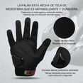thumbnail image 3 of Guantes Proteccion Bloosom  Pantalla Táctil De Dedo Para Motocicleta Rojo XXL, 3 of 4