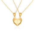 thumbnail image 1 of Collar magnético de corazón dividido a juego para parejas, colgante de cristal de atracción mutua, mejores amigos, regalo de joyería de amistad, 1 of 1