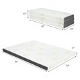 thumbnail image 2 of Costway 4'' Full Size Tri-Folding Memory Mattress W/ Carry Bag, 2 of 10