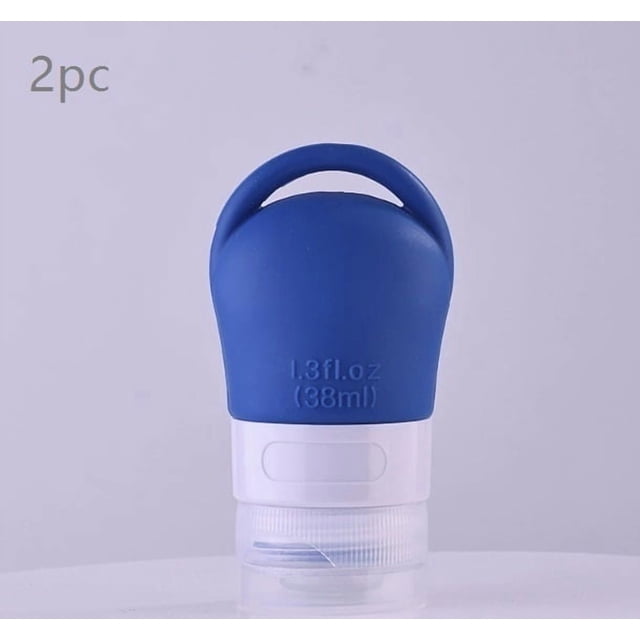 Botella de almacenamiento portátil con orificio colgante for colgar botellas recargables de desinfectante de manos de silicona