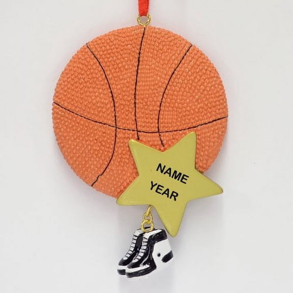 Basketball Star with Sneakers Ball Ornament