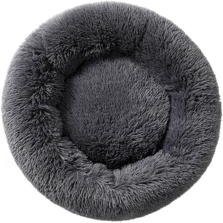 GZYS Donut Dog Bed Cat Bed Fluffy Calming Pet Bed Dog Round Bed Cat Round Bed Warm Kitten Nest Ideal for 3Kg Pet