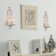 thumbnail image 2 of Candelabro de pared, juego de 2 candelabros colgantes de hierro y vidrio, candelabros para decoración montada en la pared, estilo curvo clásico, 2 of 5
