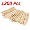 "WideskallÂ® Flat Natural Wood Craft Sticks Popsicle Sticks Bulk 4-1/2"" x 3/8"" - Pack of 1200"