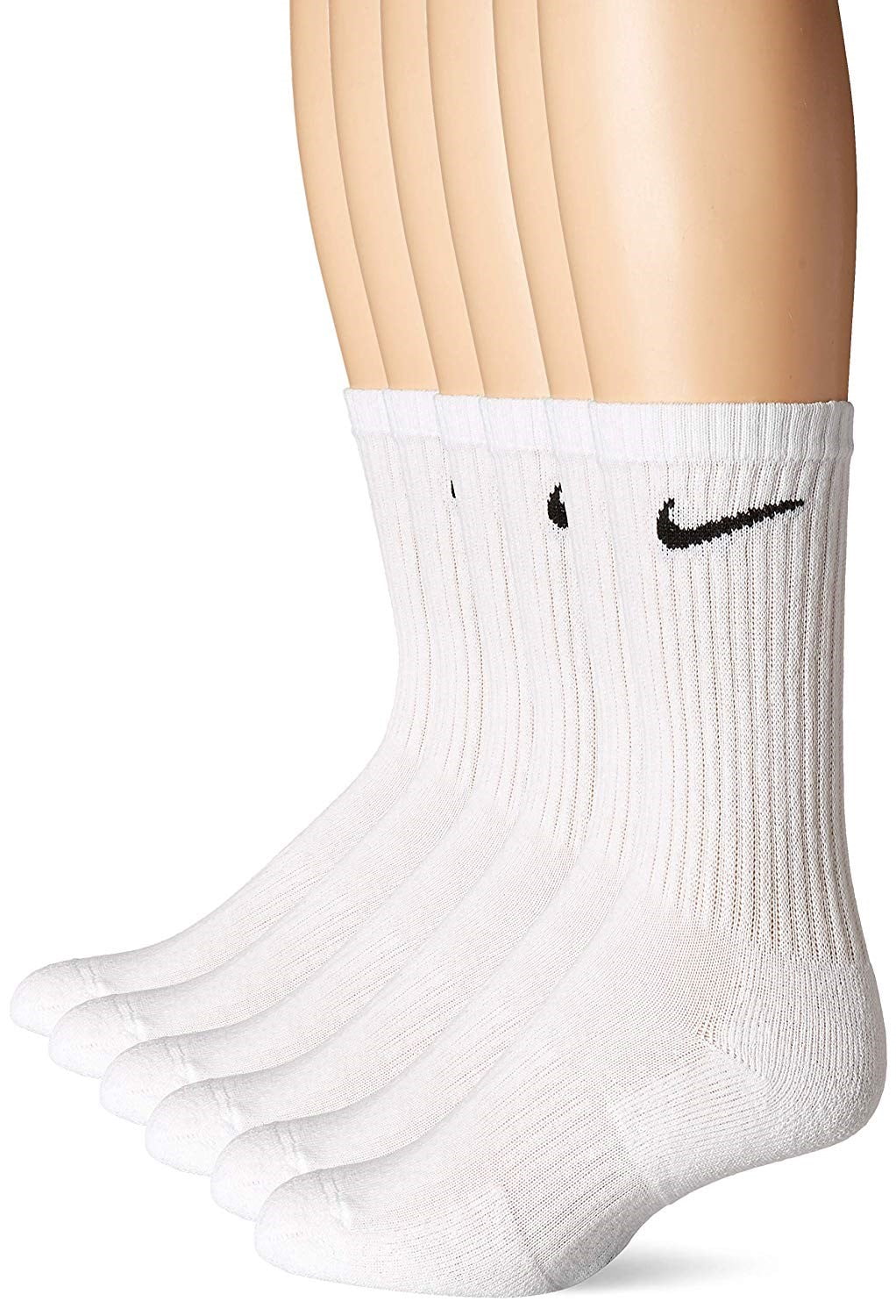 Everyday Crew Socks Unisex Nike Socks White/Black - Walmart.com