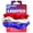 Patriotic, variant on Brightz LED Light Up Scrunchies, LED Hair Accessories, 3-Pack, Pastel