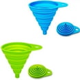 thumbnail image 5 of Kitchen Funnels for Filling Bottles Canning, Food Grade Silicone Collapsible Funnel Set, Large Funnel for Wide Mouth Jar, Small/Mini Funnel for Transfer Oil Powder, 5 of 6