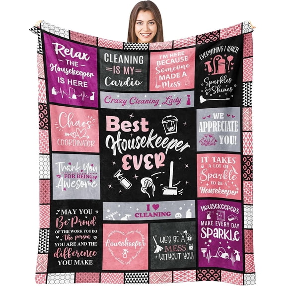 Housekeeping Appreciation Week Gifts Bulk 2026 Blanket 60"X50"