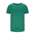 thumbnail image 6 of Xunlbb Men's Shirts Men'S Clothing Under $10 Man Solid-Color Casual Sports Running Raglan-Sleeves Short Sleeve Round-Neck, S-2XL, 6 of 7