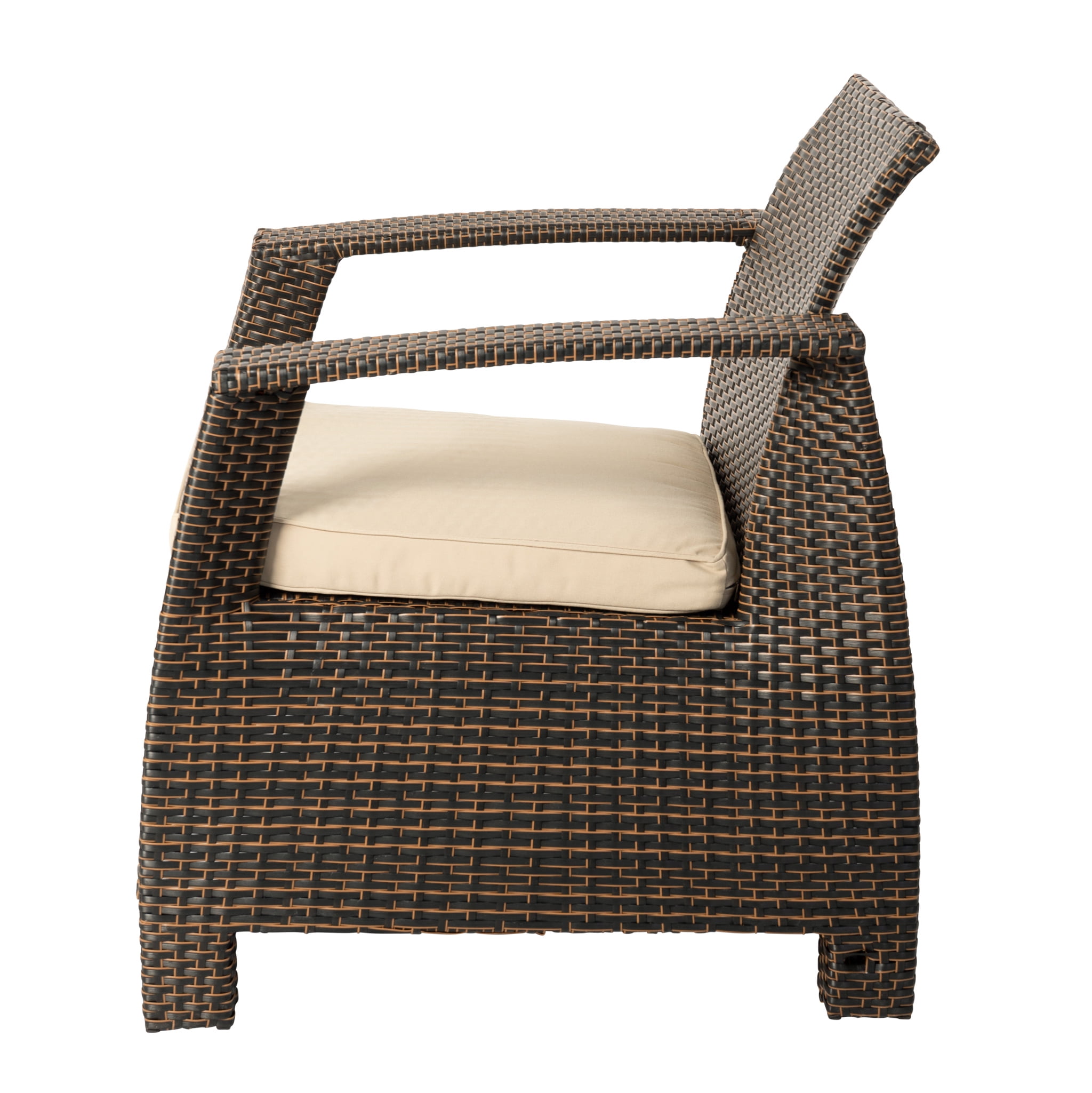 Bondi Deluxe Outdoor Wicker Armchair Walmart Com