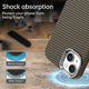 thumbnail image 3 of For iPhone 15 Plus 14 Plus Case Cell Phone Hybrid Back Cover Carbon Fiber Texture - Grey, 3 of 5