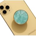 thumbnail image 1 of Phone Grip CRYSTALFY Sea Foam Green Abulon Seashell iPhone, 1 of 9