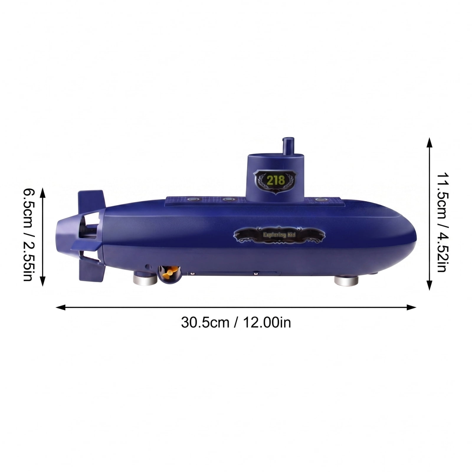 Mini RC Submarine, Remote Control Boat, Under Water Ship RC Boat for Teens