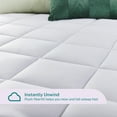 thumbnail image 6 of Sleep Innovations Memory Foam Mattress Topper, Twin, 4 Inch, Gel Dual Layer Plush, 6 of 10