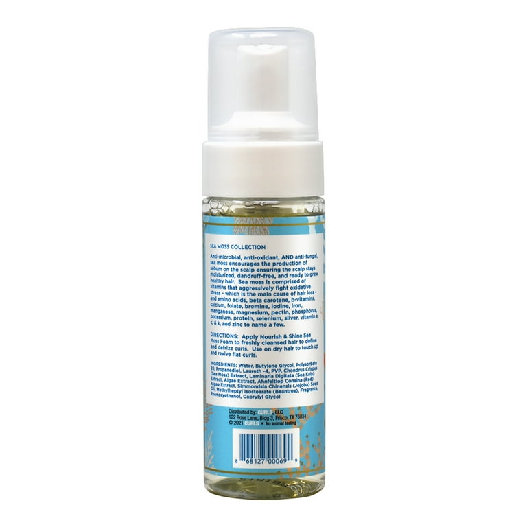 CURLS Sea Moss Nourish & Shine Foam Mousse (5.75oz) CURLS Sea Moss Nourish & Shine Foam Mousse (5.75oz)