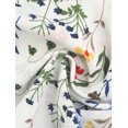 thumbnail image 6 of NOMADIC NOOK Women's 2 Packs Bow Tie Neck 3/4 Raglan Sleeve Floral Blouse, 6 of 7