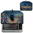 thumbnail image 2 of Renewold Small Appliance Cover for Toaster Oven, Keep Kitchen Appliance Free From Dust And Fingerprint, Smart Oven Air Fryer Cover Kitchen Decor, 22.5 x 18.5 x 13 Inches, Black Cat Daisy Floral, 2 of 7
