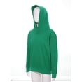 thumbnail image 6 of MSemis Kids Boys Girls Hooded Sweatshirt Solid Color Basic Hoodie Pullover Tops Green 9-10, 6 of 7