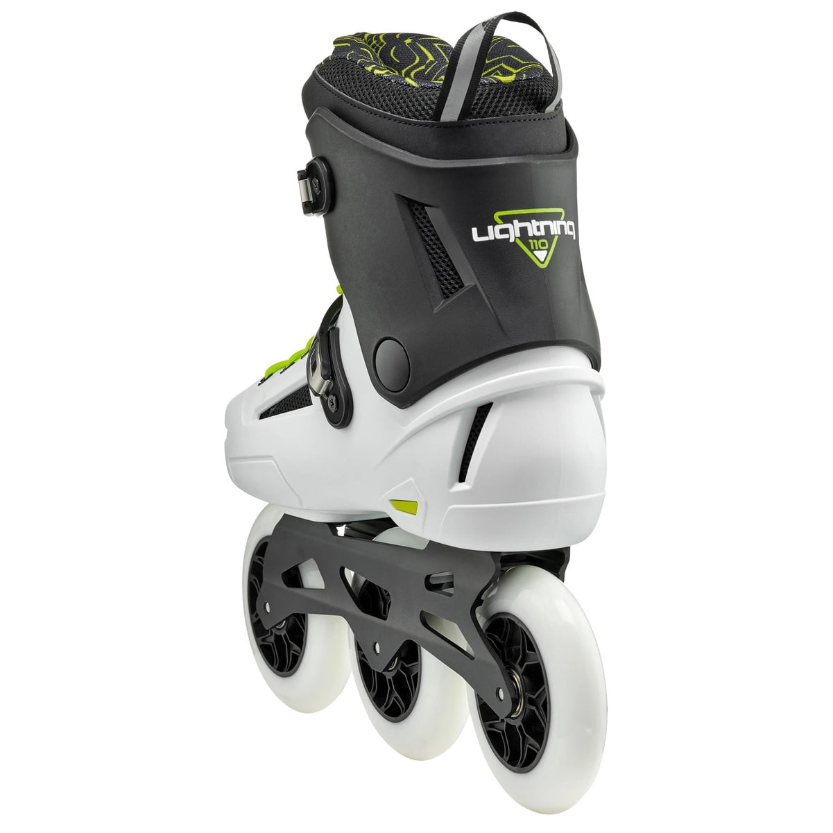 ROLLERBLADE Adult Unisex Lightning 110 White/Black Inline Skates, Size: 9
