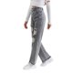 thumbnail image 2 of WILLBEST Pantalones Mujer Pantalones Vaqueros Boyfriend de Cintura Alta y Pierna Ancha para Mujer, Cómodos, Elásticos, Casuales, Azules, a La Moda. 884 Chica, 2 of 8