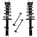 thumbnail image 3 of Detroit Axle - Rear Struts Sway Bars for 2007-2011 Toyota Camry 2006-2012 Avalon Lexus ES350 Complete 2 Struts with Coil Springs Assembly 2 Sway Bar Links Replacement Suspension, 3 of 4