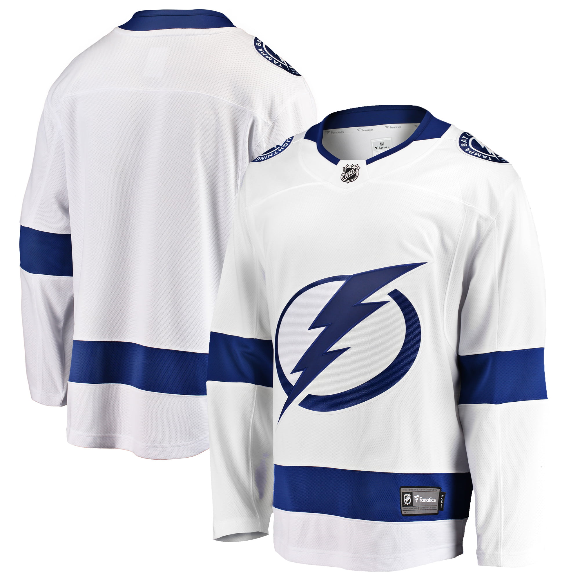 Tampa Bay Lightning Fanatics Branded Breakaway Away Jersey - White - Walmart.com