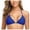 29#Blue, variant on Women's Triangle Bikini Top Push up Padded Halter String Bathing Suits Top