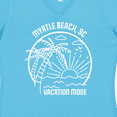 thumbnail image 4 of Inktastic Summer Vacation Mode Myrtle Beach South Carolina Women's V-Neck T-Shirt, 4 of 5
