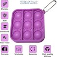 thumbnail image 3 of shiyou-Mini Pop Push it Porte-Clés Jouet Anti-Stress - Petit Popper - Bulle Simple Dimple, 3 of 4