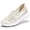 Beige, variant on CHICVOMEY Breathable Lace Mesh Slip On Shoes for Women Lightweight Soft Sole Comfort Walking Sneakers Non Slip Casual Loafers for Everyday and Outdoor Activities