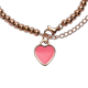thumbnail image 3 of Pulsera para Mujer con Dije de Corazón LuckyLy, Brazalete de Acero Inoxidable, Modelo Ada rosa UNITALLA, 3 of 7