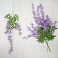 thumbnail image 4 of BalsaCircle 5 Bushes 44" Purple Hanging Artificial Wisteria Flowers Vine Garland, 4 of 6