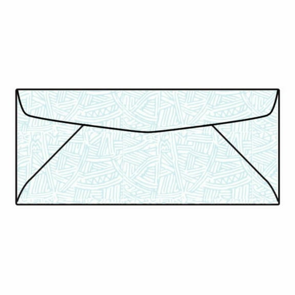 #6-3/4 Regular Envelopes, 3-5/8" x 6-1/2", 24#, White, Diagonal Seam, Blue Wesco Inside Tint, No Window (Box of 500)