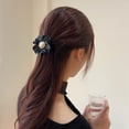 thumbnail image 5 of Elegant Flower Design Jaw Clips with Tortoiseshell Pattern for Secure Hair Styling and Gentle Care, 5 of 5