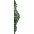 thumbnail image 4 of 35 7/8"W x 22 1/2"H x 4 3/8"P Antonio Ceiling Medallion, Hand-Painted Athenian Green, 4 of 6