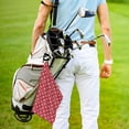 thumbnail image 5 of Lsque Ladybugs And White Dots Premium Golf Towel - Ultra Absorbent and Quick Drying Microfiber Towel with Carabiner - Gift for Men -24" X 16", 5 of 8
