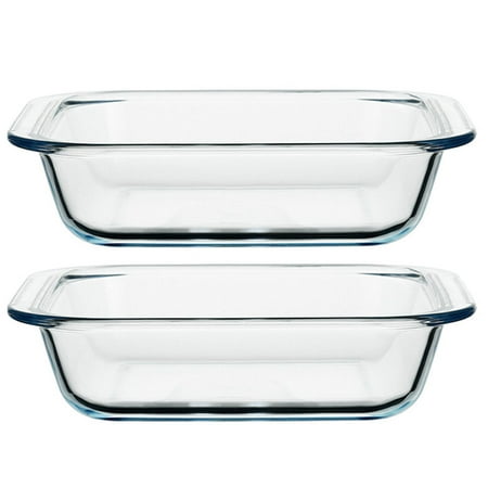 

2Pcs Glass Baking Dish Square Baking Dishes for Oven Cooking Freezer Safe Dish Glass Bakeware