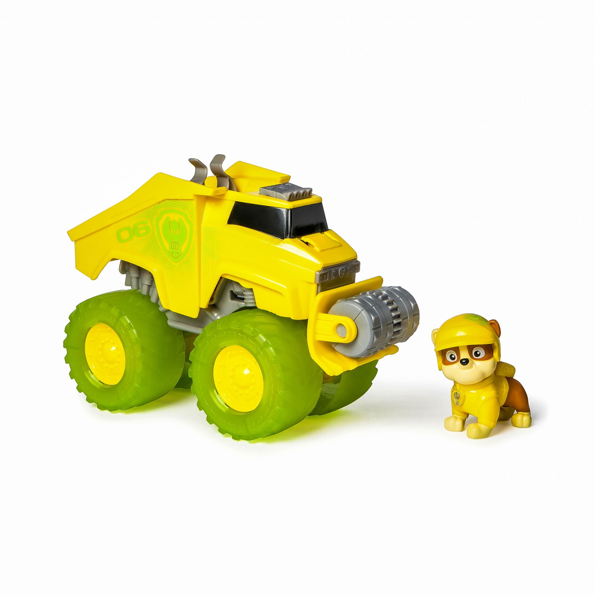 PAW Patrol Chase-Rubble Rescue Wheels with Rescue Tools, and Collectible Action Figures