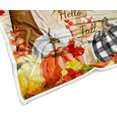 thumbnail image 5 of Fall Gnomes Throw Blanket, Autumn Maple Leaf Pumpkin Harvest Thanksgiving Fleece Flannel Blanket, Fabric Rustic Farmhouse Fall Soft Blanket for Bed Couch Sofa 50"X60"IN, 5 of 5